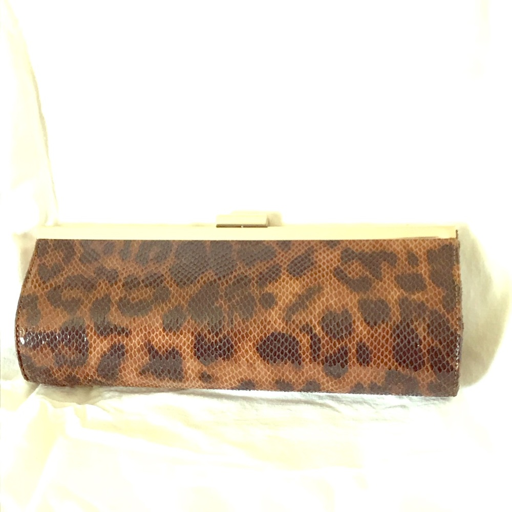 Fun Fall Clutch! : Leopard brown and black print